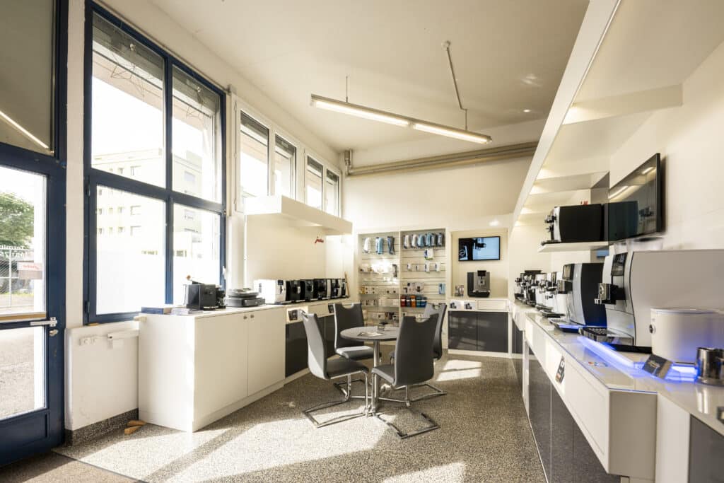 Der Laden von Kaffeecenter in Buchs SG